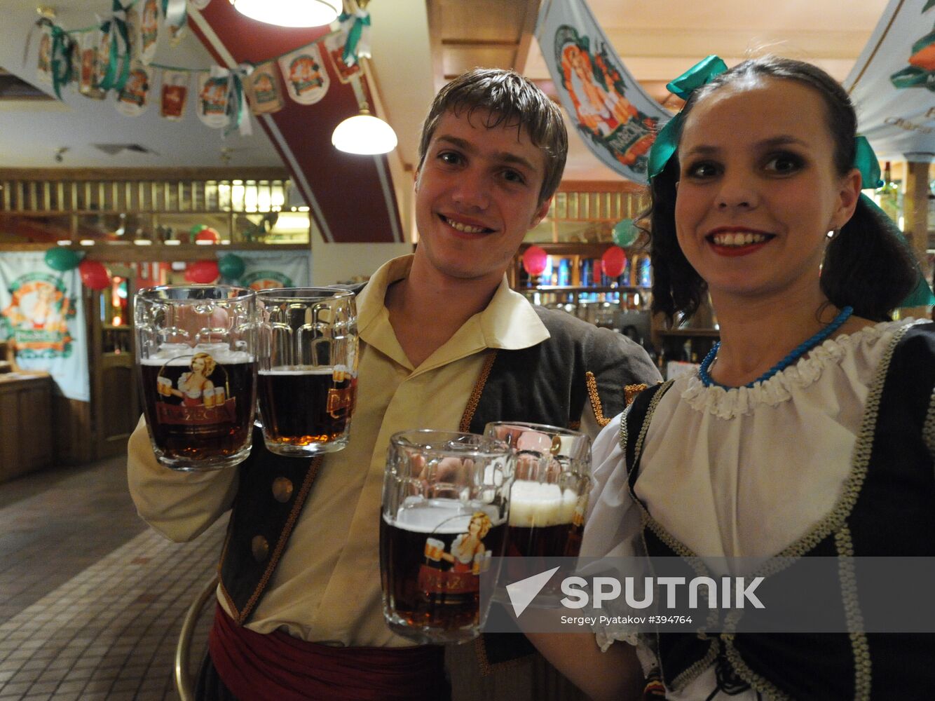 First Prazecka Czech beer festival in Moscow
