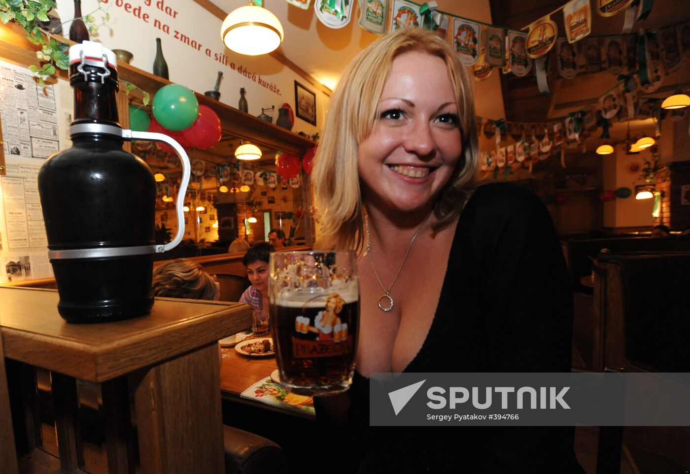 First Prazecka Czech beer festival in Moscow