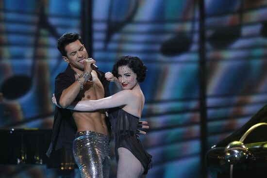 Germany's Oscar Loya, Dita von Teese