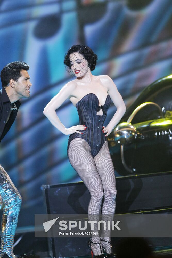 Germany's Oscar Loya, Dita von Teese