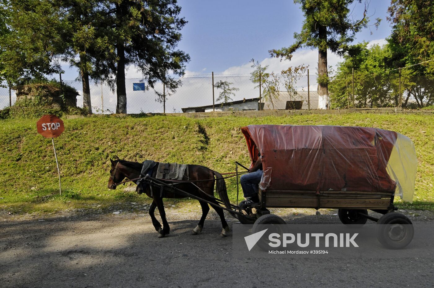 Frontier outpost, Abkhaz-Georgian border