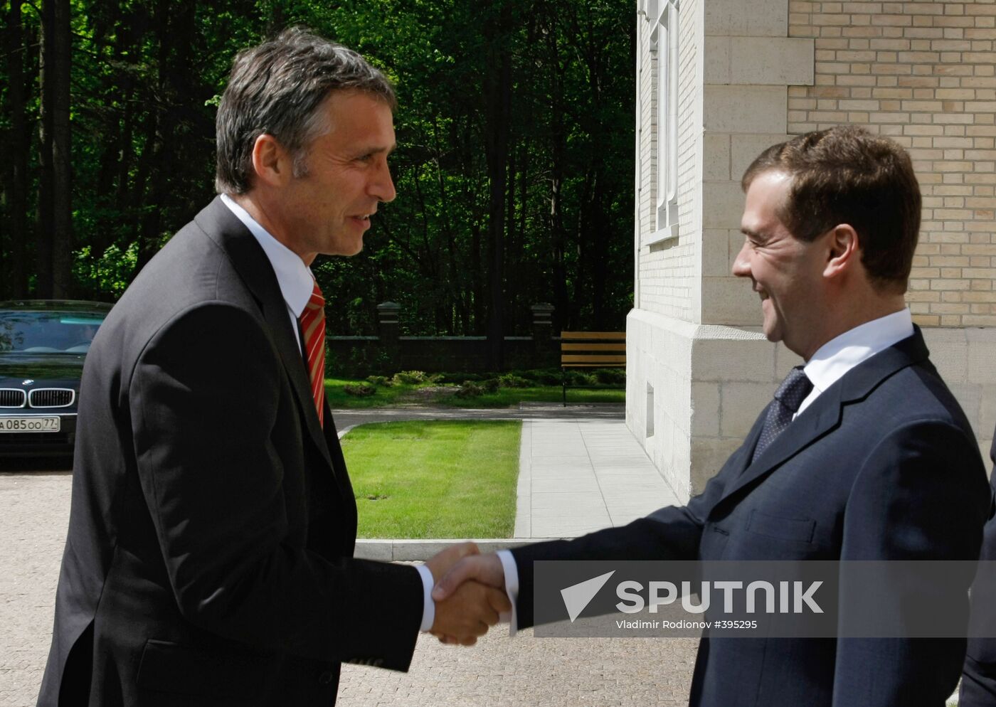 Russian President Meeting with Norway's Prime Minister