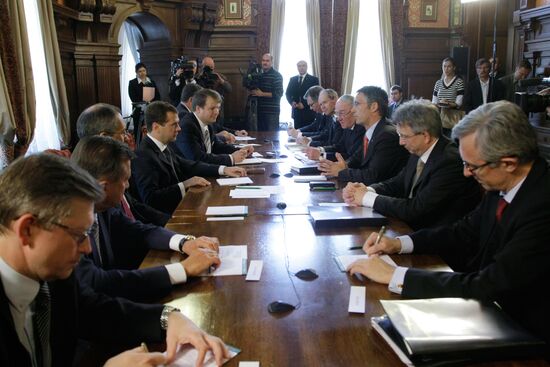 Russian President Meeting with Norway's Prime Minister