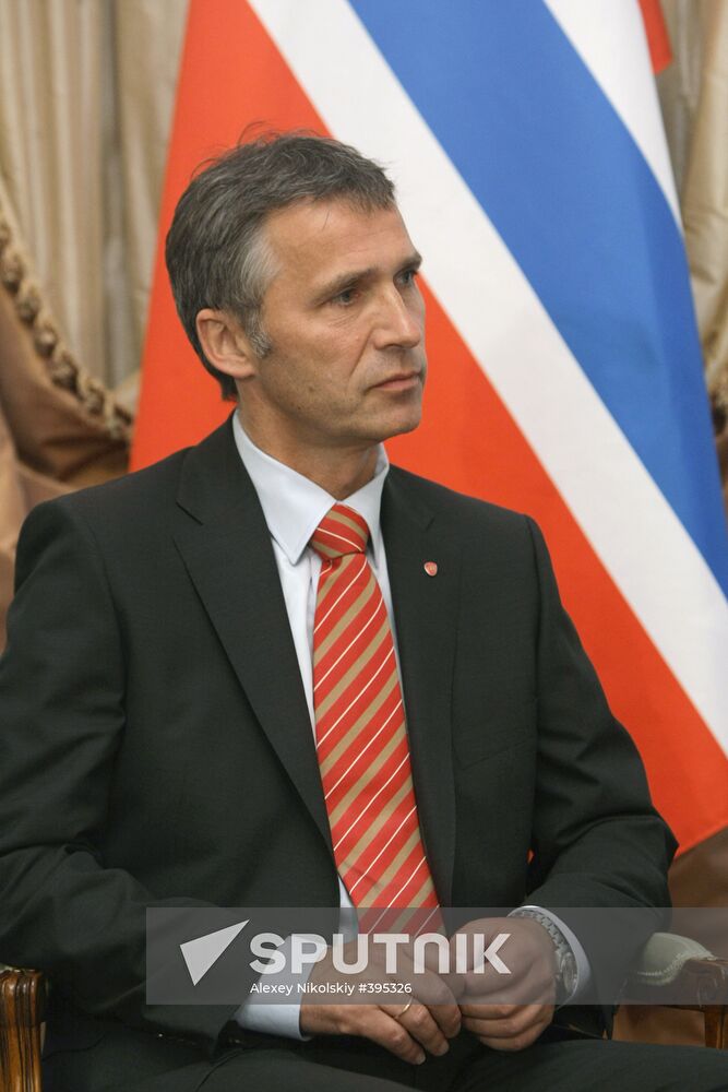Norway's Prime Minister Jens Stoltenberg