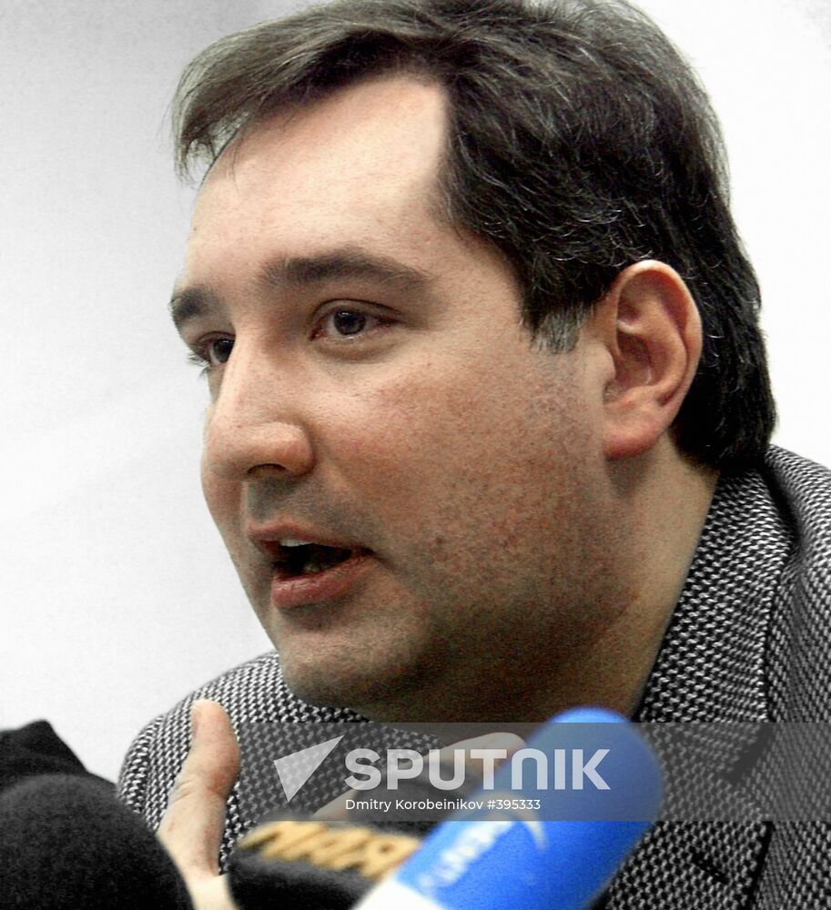 Dmitry Rogozin, co-chairman of the Rodina [Fatherland] bloc