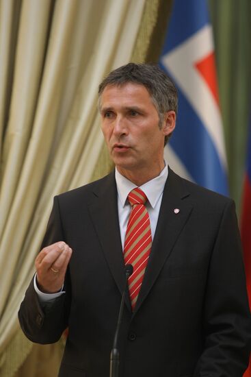 Norway's Prime Minister Jens Stoltenberg