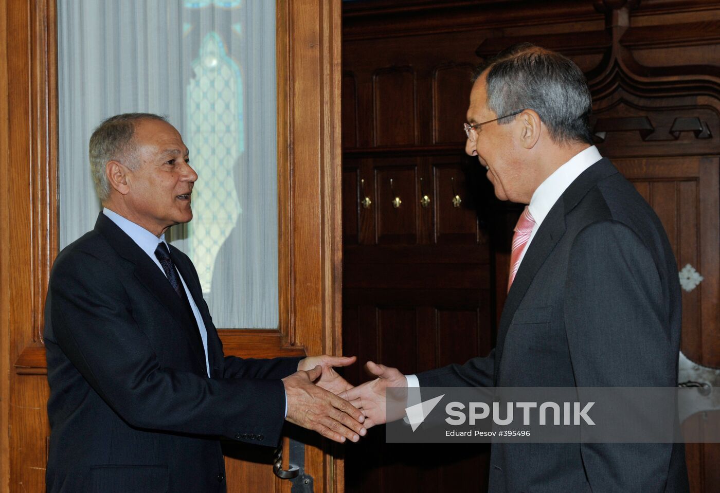Sergei Lavrov meeting with Ahmed Aboul Gheit