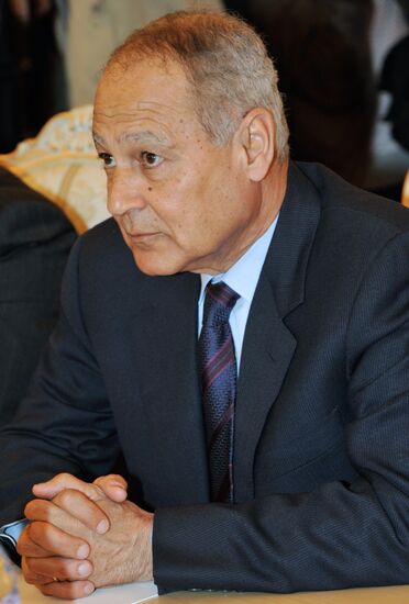 Sergei Lavrov meeting with Ahmed Aboul Gheit