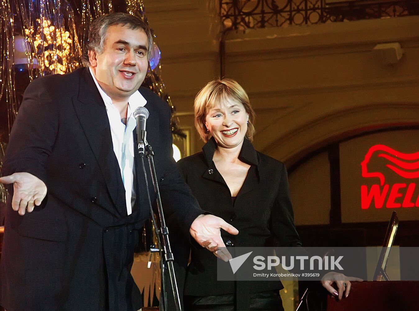 Actor Stanislav Sadalsky and actress Larisa Udovichenko