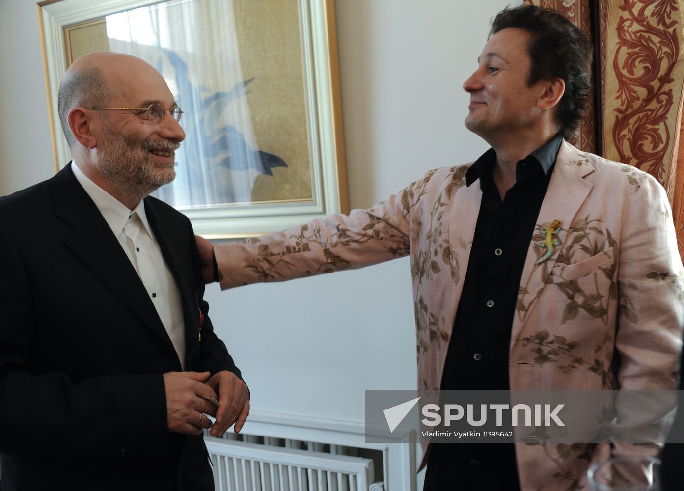 Oleg Menshikov and Boris Akunin