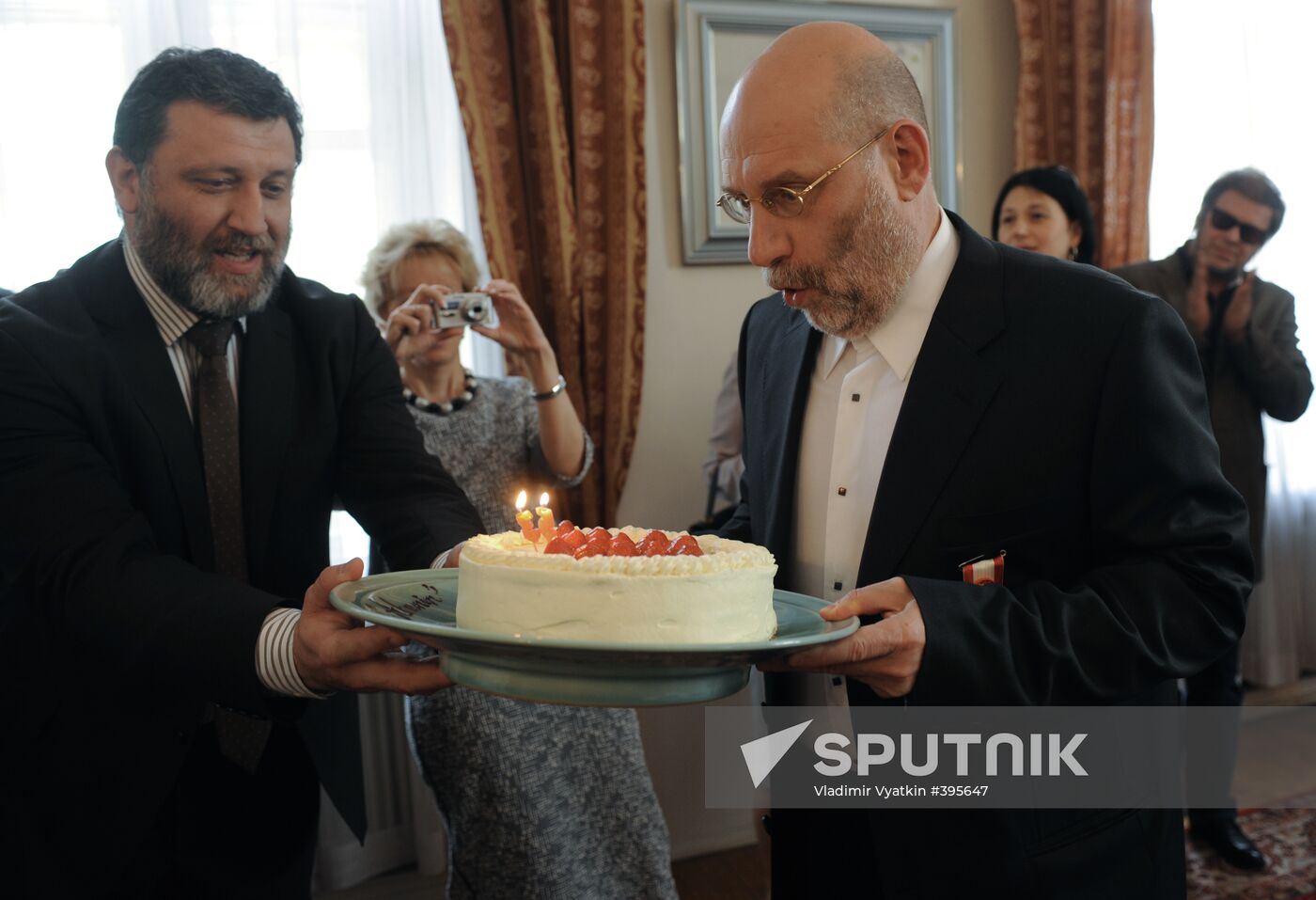 Sergei Parkhomenko and Boris Akunin