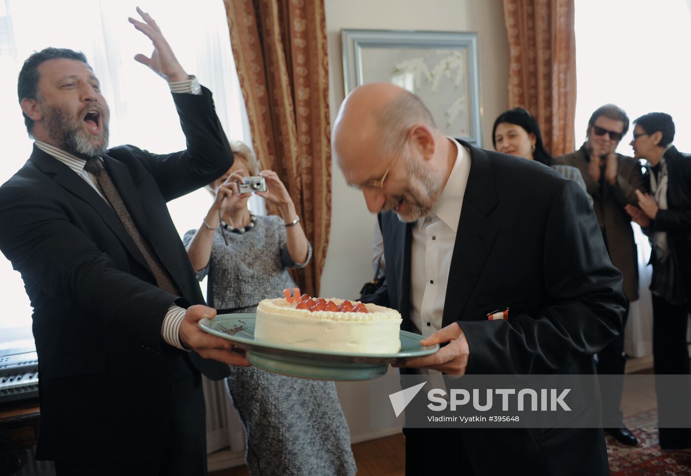 Sergei Parkhomenko and Boris Akunin