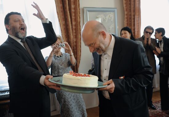 Sergei Parkhomenko and Boris Akunin