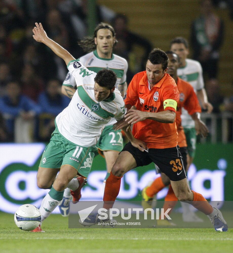 UEFA Cup final. Shakhtar Donetsk vs. Werder Bremen