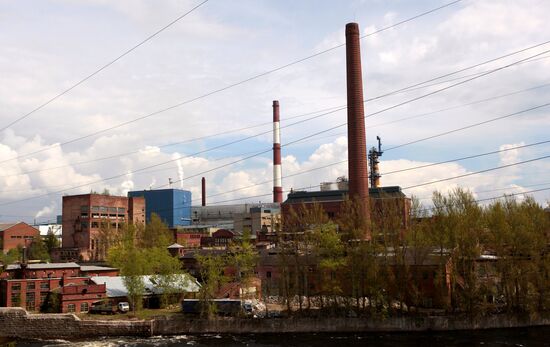 Svetlogorsk Pulp and Paper Plant in the Leningrad Region
