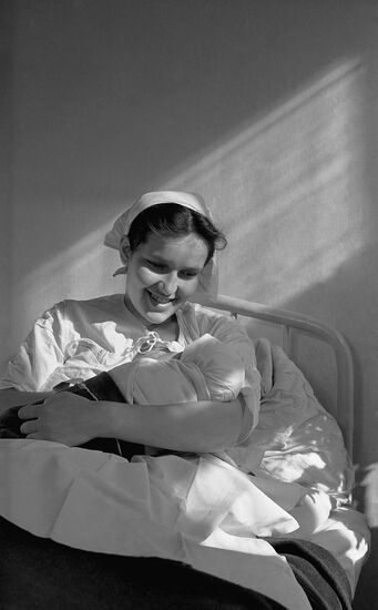 Mother with baby