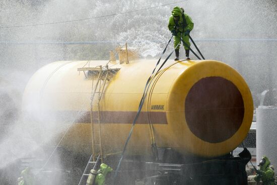 SCO disaster relief drills Bogorodsk