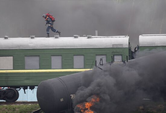 SCO disaster relief drills Bogorodsk