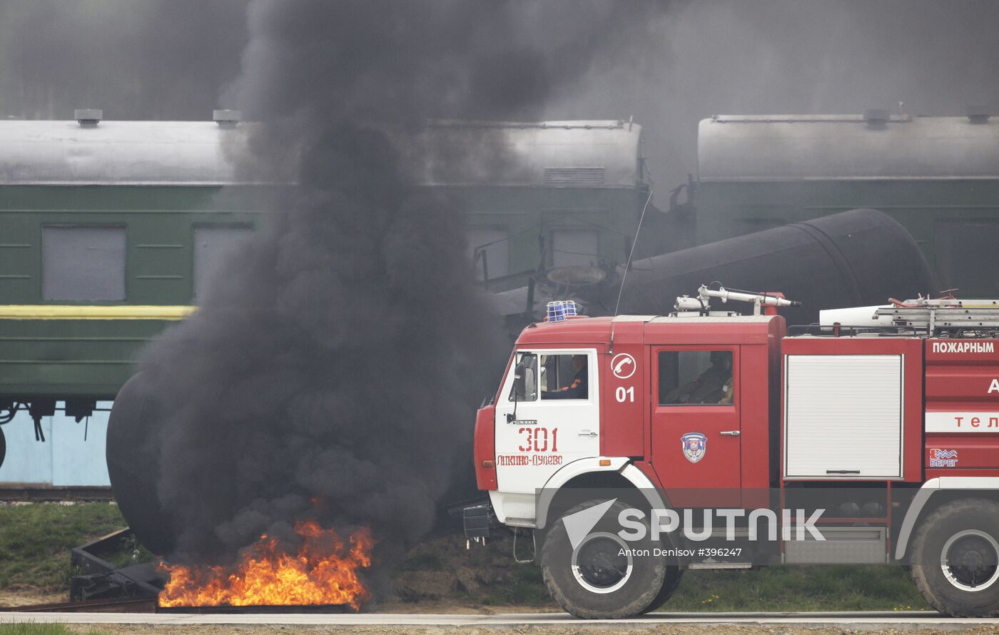 SCO disaster relief drills Bogorodsk