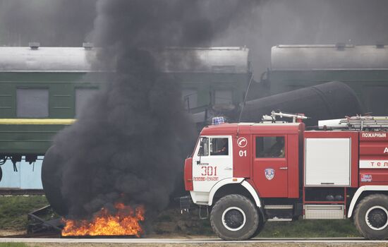 SCO disaster relief drills Bogorodsk