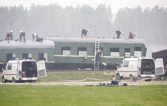 SCO disaster relief drills Bogorodsk