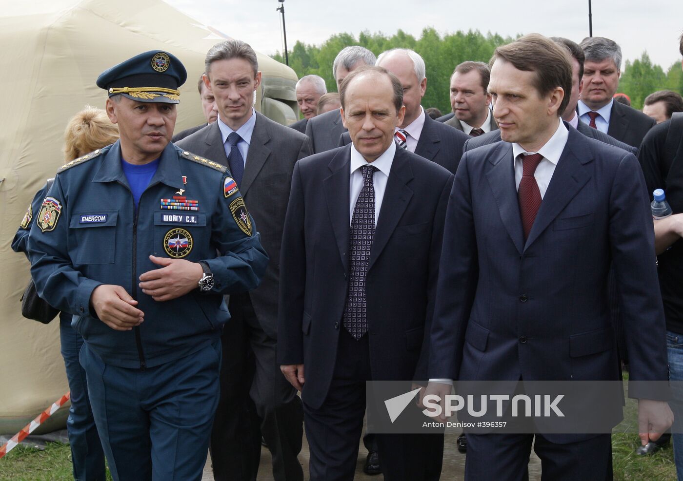Sergei Shoigu at SCO disaster relief drills Bogorodsk