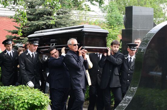 Funeral ceremony for Oleg Yankovsky