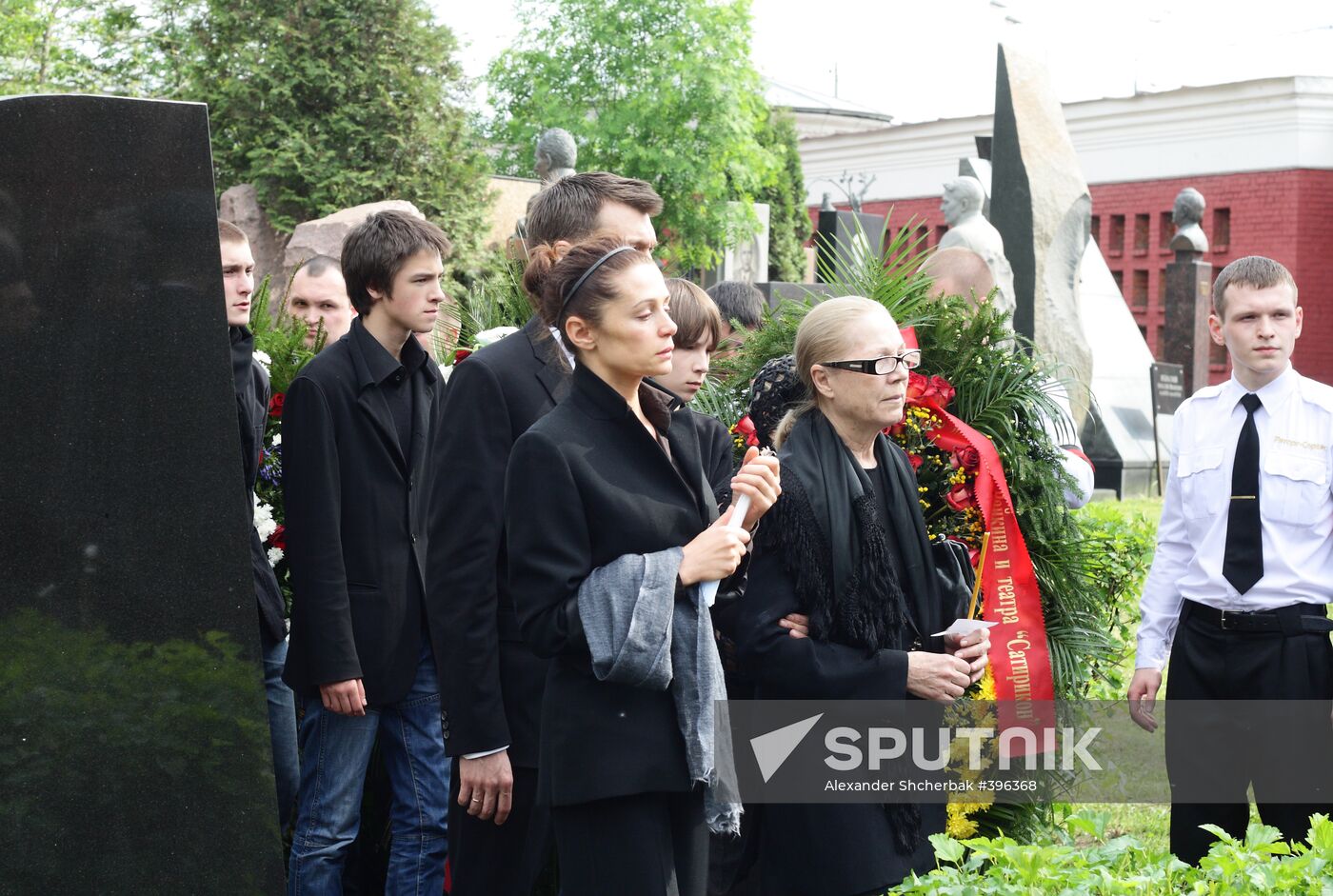 Funeral ceremony for Oleg Yankovsky