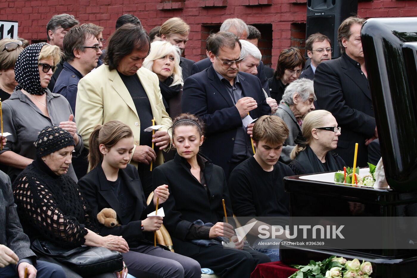 Funeral ceremony for Oleg Yankovsky
