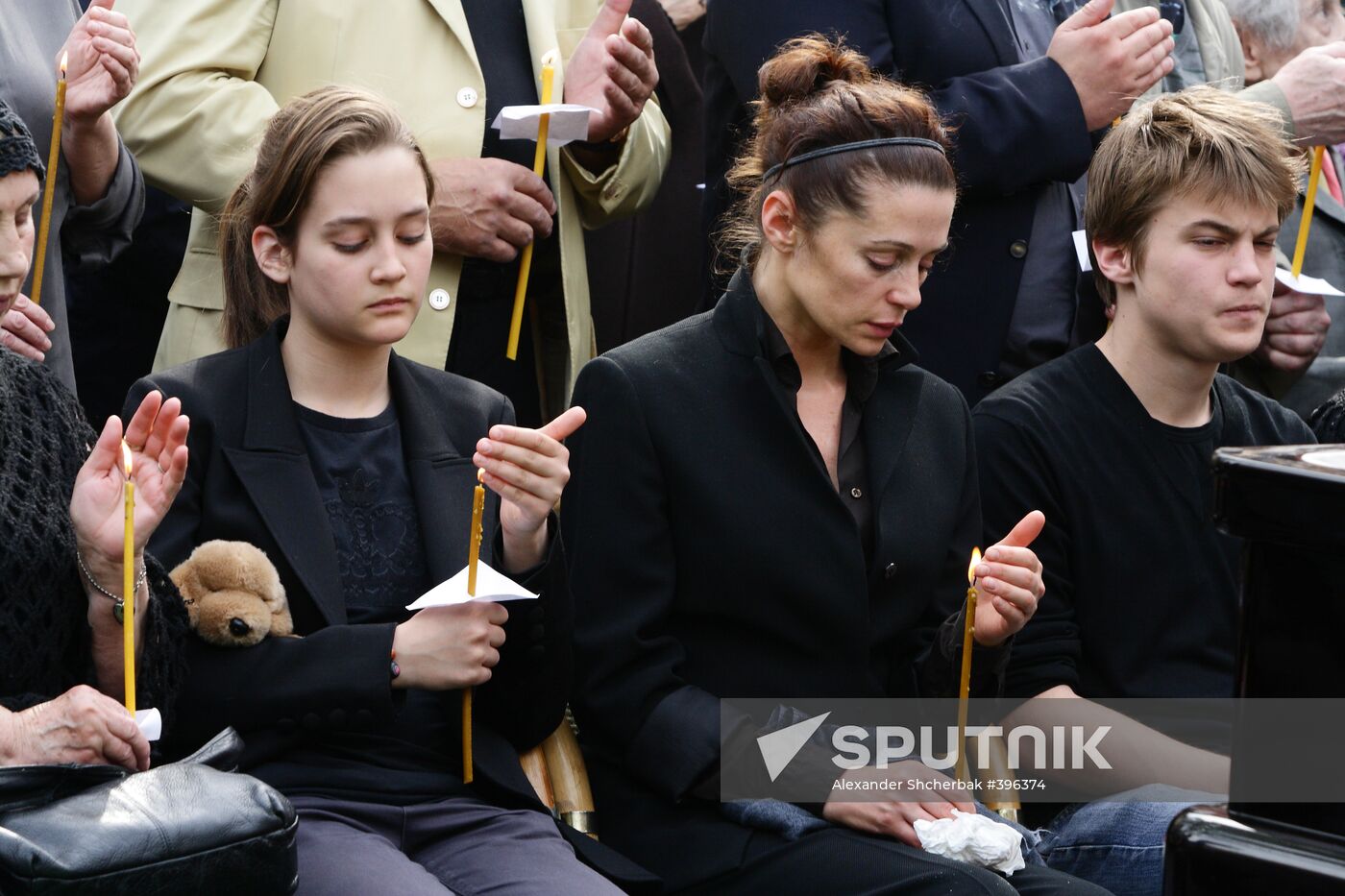 Funeral ceremony for Oleg Yankovsky
