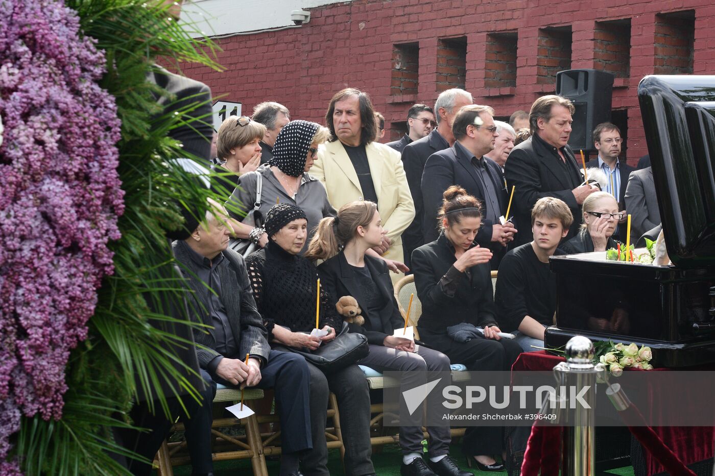 Funeral ceremony for Oleg Yankovsky