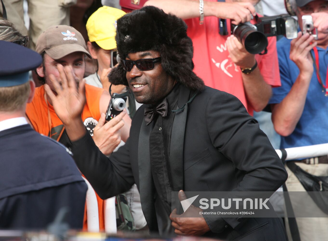 Film director Lucien Jean-Baptiste
