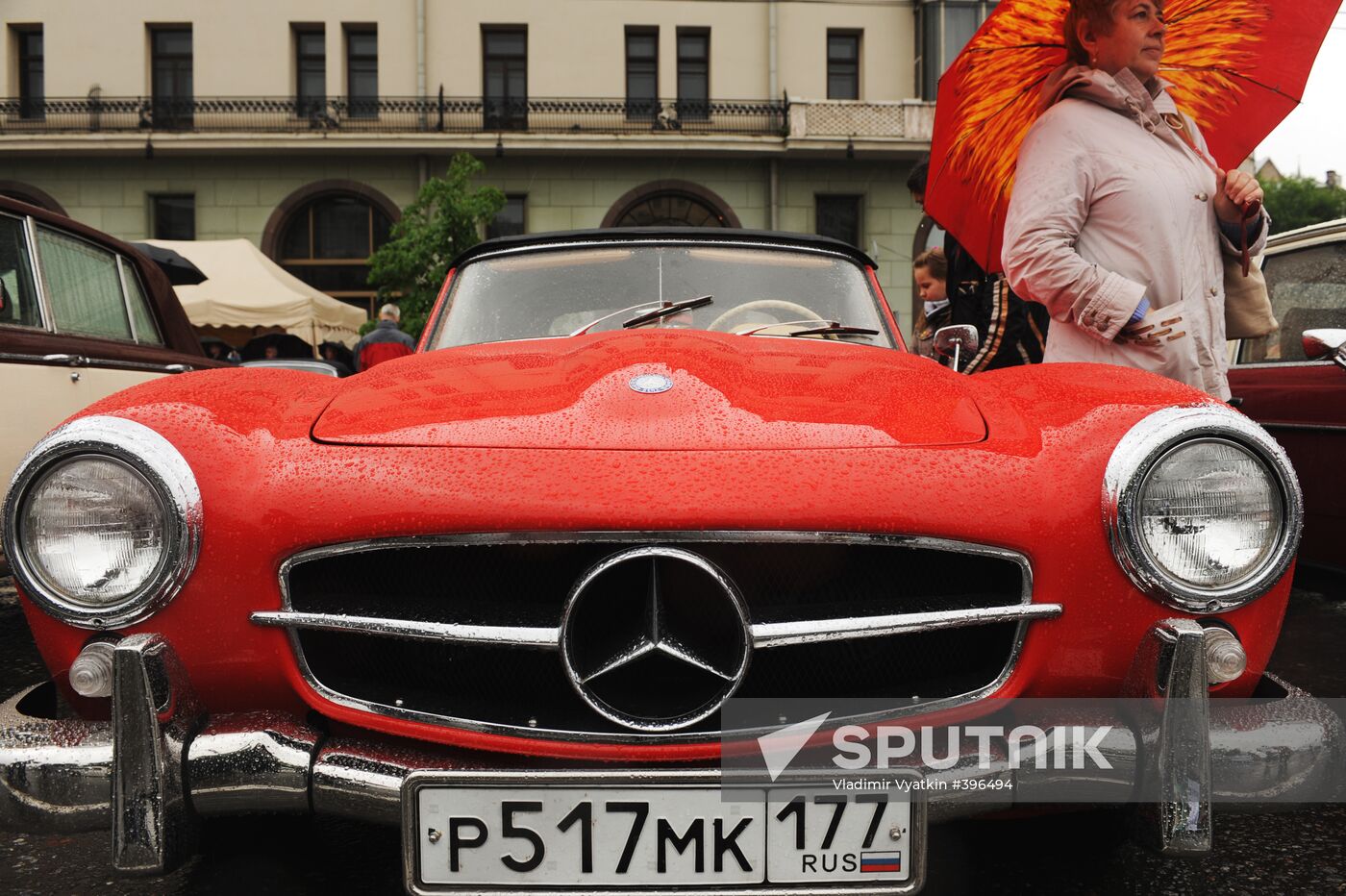 Vintage and classic car race held in Moscow
