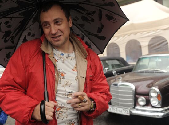 Vintage and classic car race held in Moscow