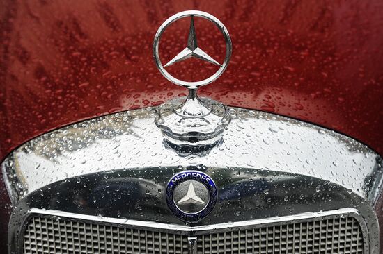 Vintage and classic car race held in Moscow