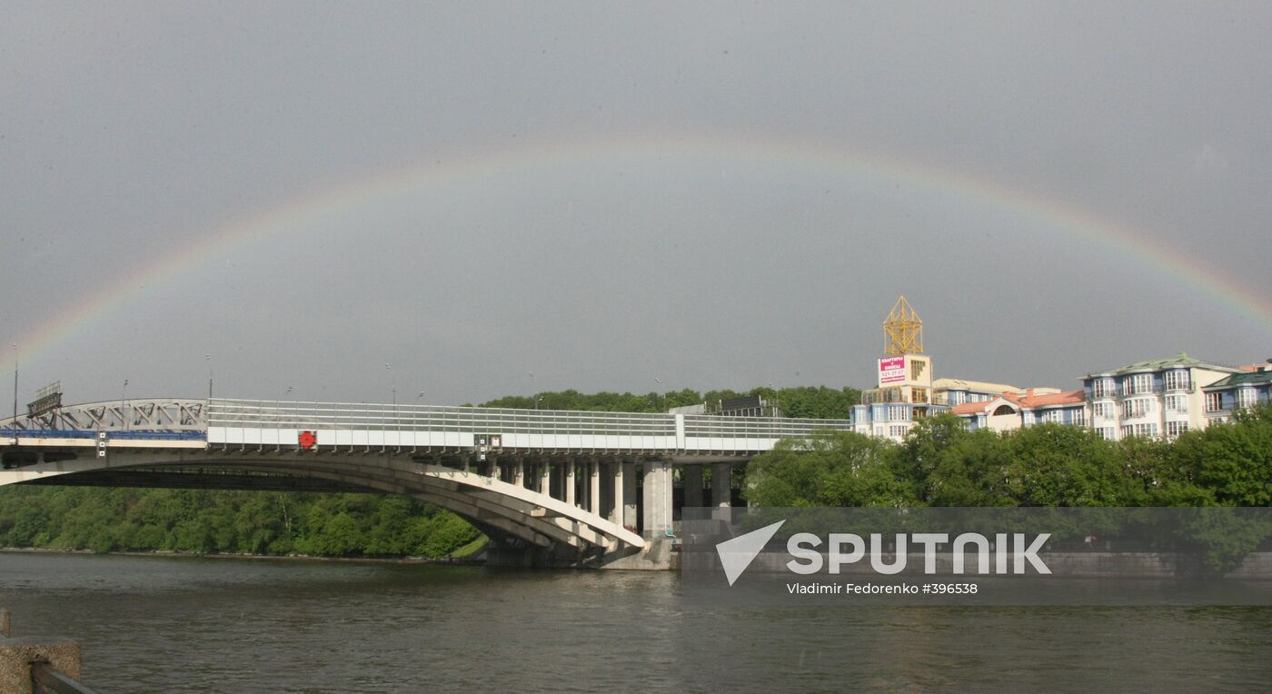 Rainbow over Moscow