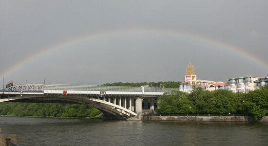 Rainbow over Moscow