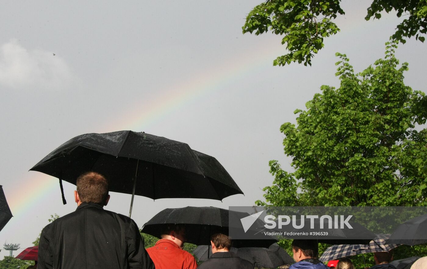 Rainbow over Moscow