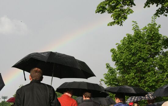 Rainbow over Moscow