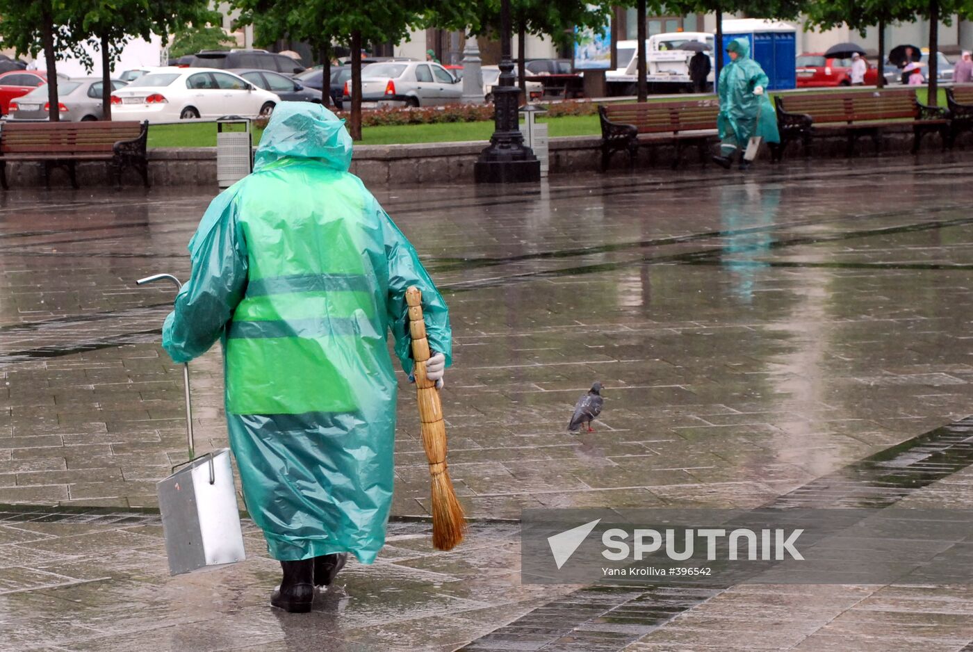 Rain in Moscow