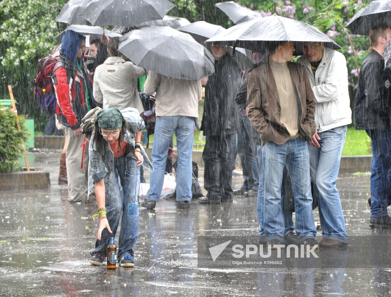 Rain in Moscow