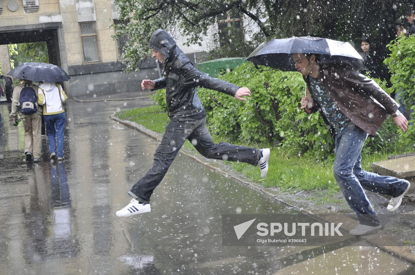 Rain in Moscow