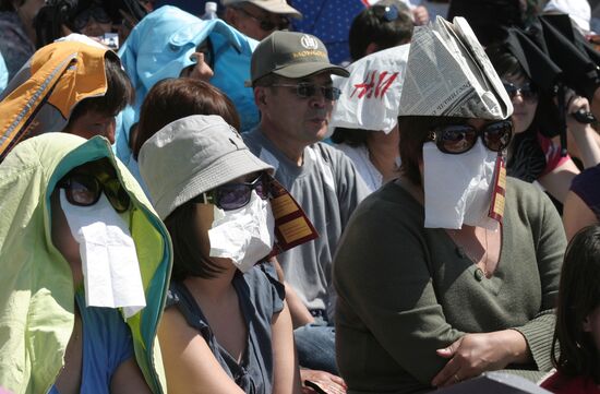 Tsam dance ceremony in Kalmykia's main Buddhist temple