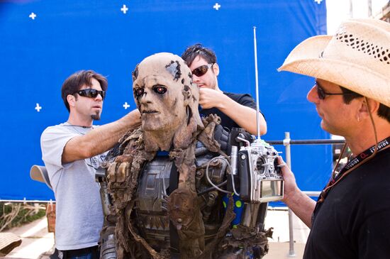 Terminator Salvation movie set