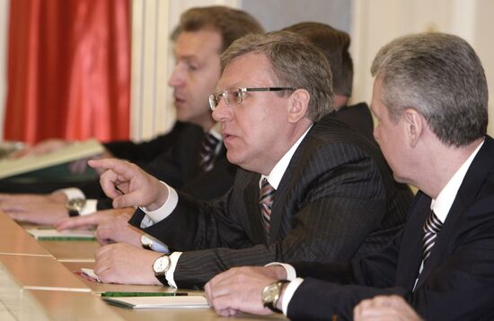 Russian Deputy Prime Minister and Finance Minister Alexei Kudrin
