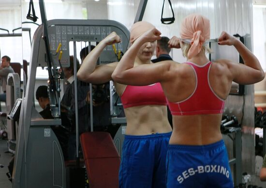 Natalia Ragozina's training session