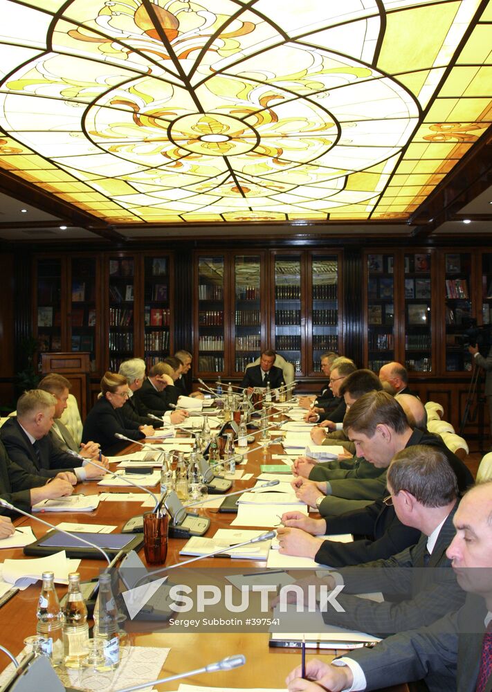 Russian First Deputy Prime Minister Victor Zubkov