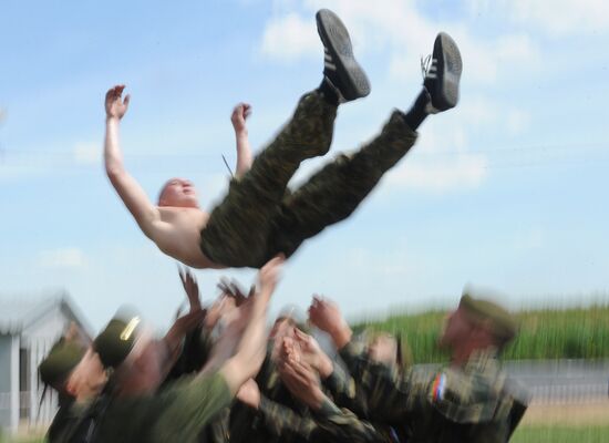 Trials for the right to wear maroon beret in Moscow suburbs