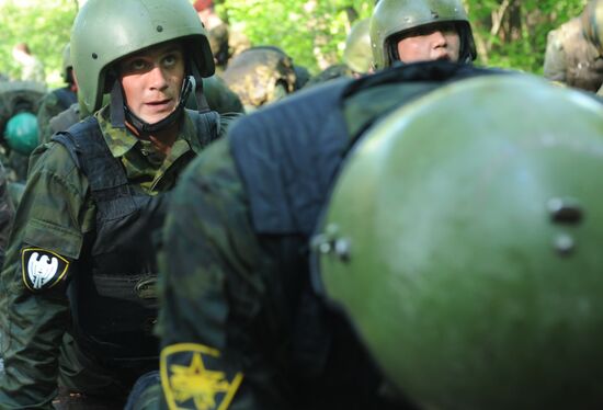 Trials for the right to wear maroon beret in Moscow suburbs