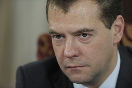 Dmitry Medvedev meeting with LDPR activists